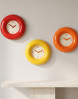 Orologio Bagel – Orologio da parete retrò lucido