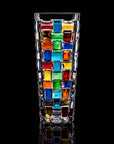Tessera Hand-Painted Mosaic Vase