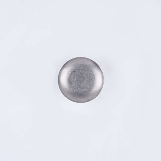 VINTAGE INOX small stainless steel tray, circular design, durable and chic, size 97mm, ideal for versatile use, made in Japan.