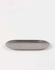 Vintage INOX oval stainless steel tray, sleek design, durable, made in Japan, small size, perfect for versatile use.