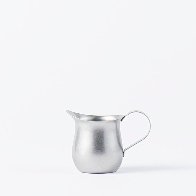 VINTAGE INOX Cafeteria Milk Jug - Aoyoshi Collection Porcelain Cup LoveÉcru