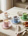 Pastel Muse Mug & Saucer Set