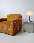 Minimalist Bauhaus Stainless Steel Side Table