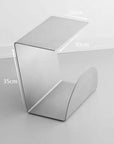 Bauhaus Steel Accent Table dimensions: 35 cm high, 30 cm deep, 20 cm top
