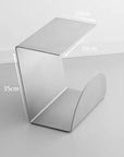 Bauhaus Steel Accent Table & Magazine Holder