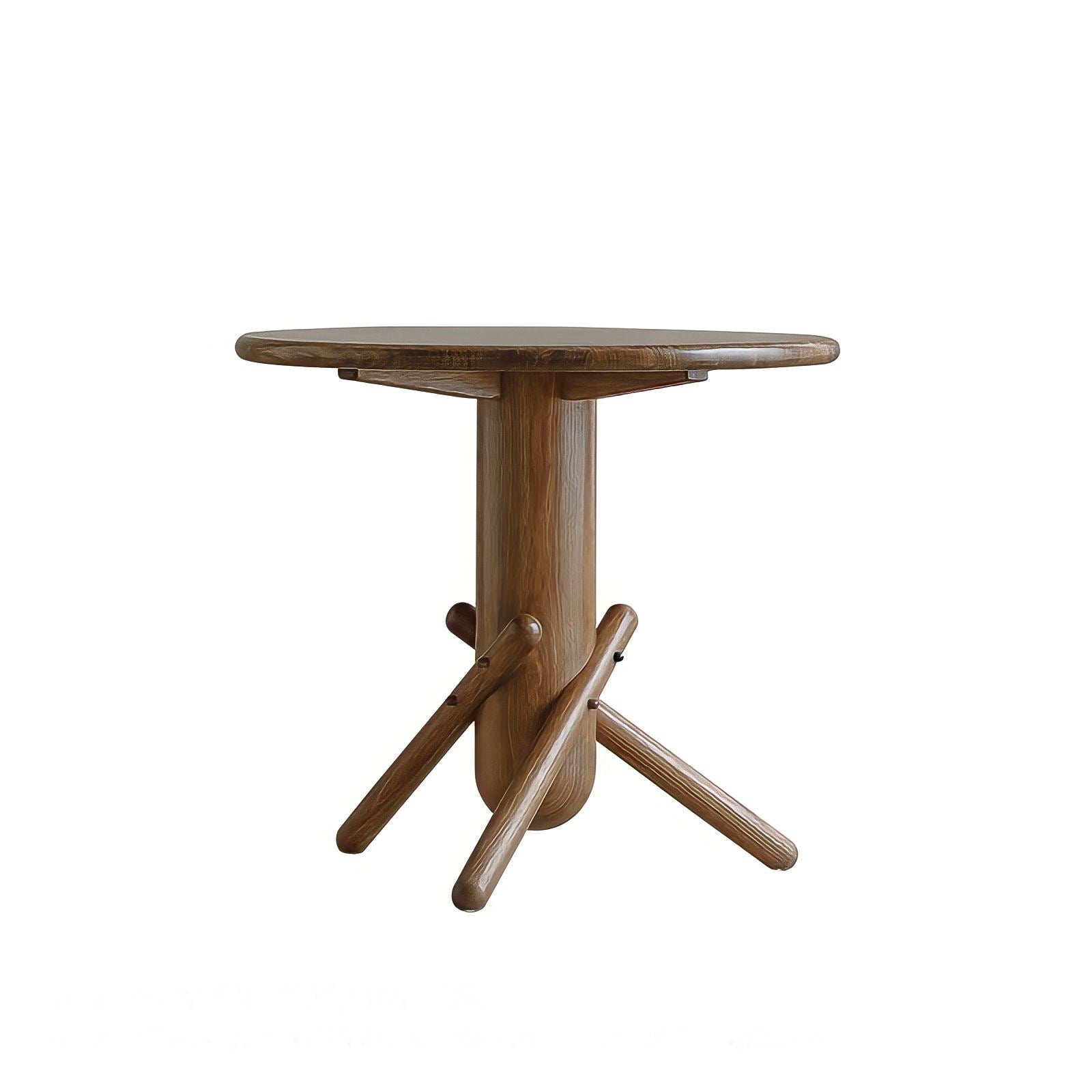 Modern wooden Mumu/Clown Table with playful, building block-inspired design, ideal for versatile home or office use.