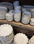 Handmade Rinka Bowls by Kaneko Kohyo, Japan, stacked in various sizes, showcasing unique glaze texture, microwave and dishwasher safe.