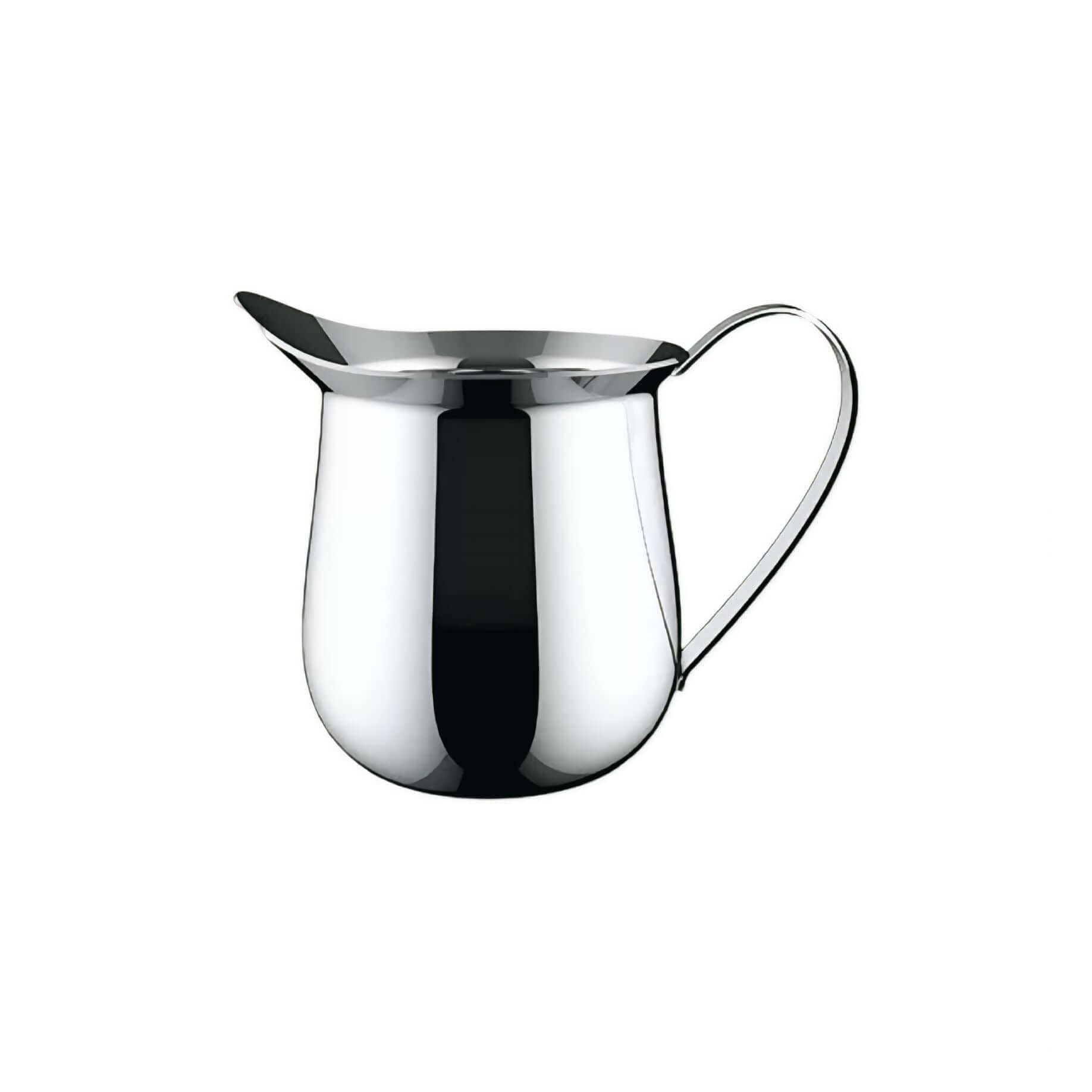 Stainless Steel Milk Jug 90mL by LoveÉcru, perfect for frothing milk or serving cream, made from premium rust-resistant steel.