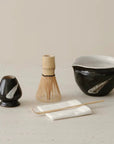 Hand-Glazed Matcha Ritual Set in Ink Black
