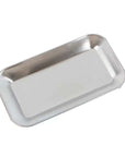 Urban Chic stainless steel serving tray, elegantly minimalist, rectangular design, durable and dishwasher safe.