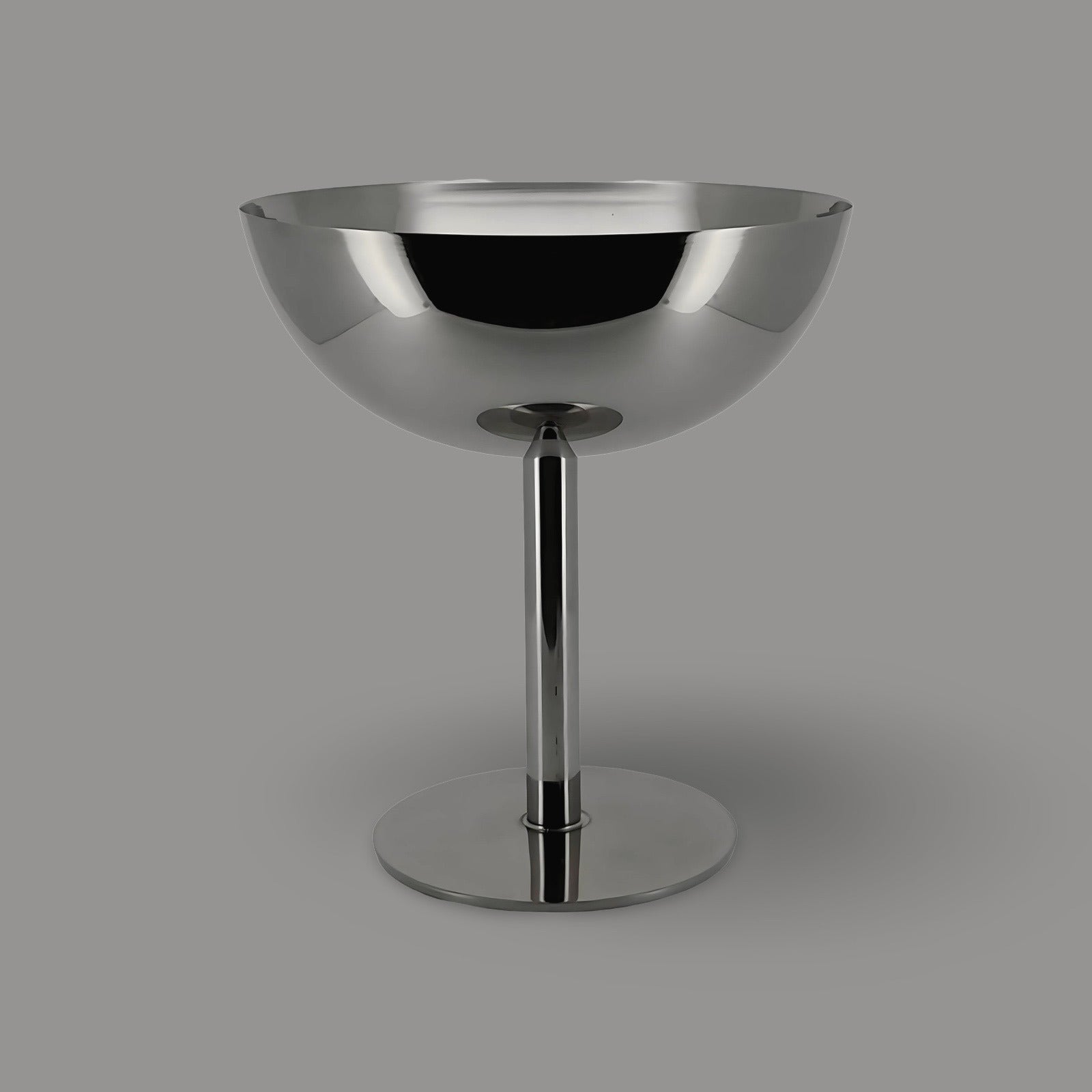 Tasse de crème glacée d'acier inoxydable de minimalisme