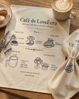Servilleta color crudo de Café de Love