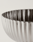 Close-up of the fluted bowl of the Fluted Dessert Coupe