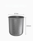 Tetsu Cup with dimension markings: 8.7 cm diameter, 10 cm high