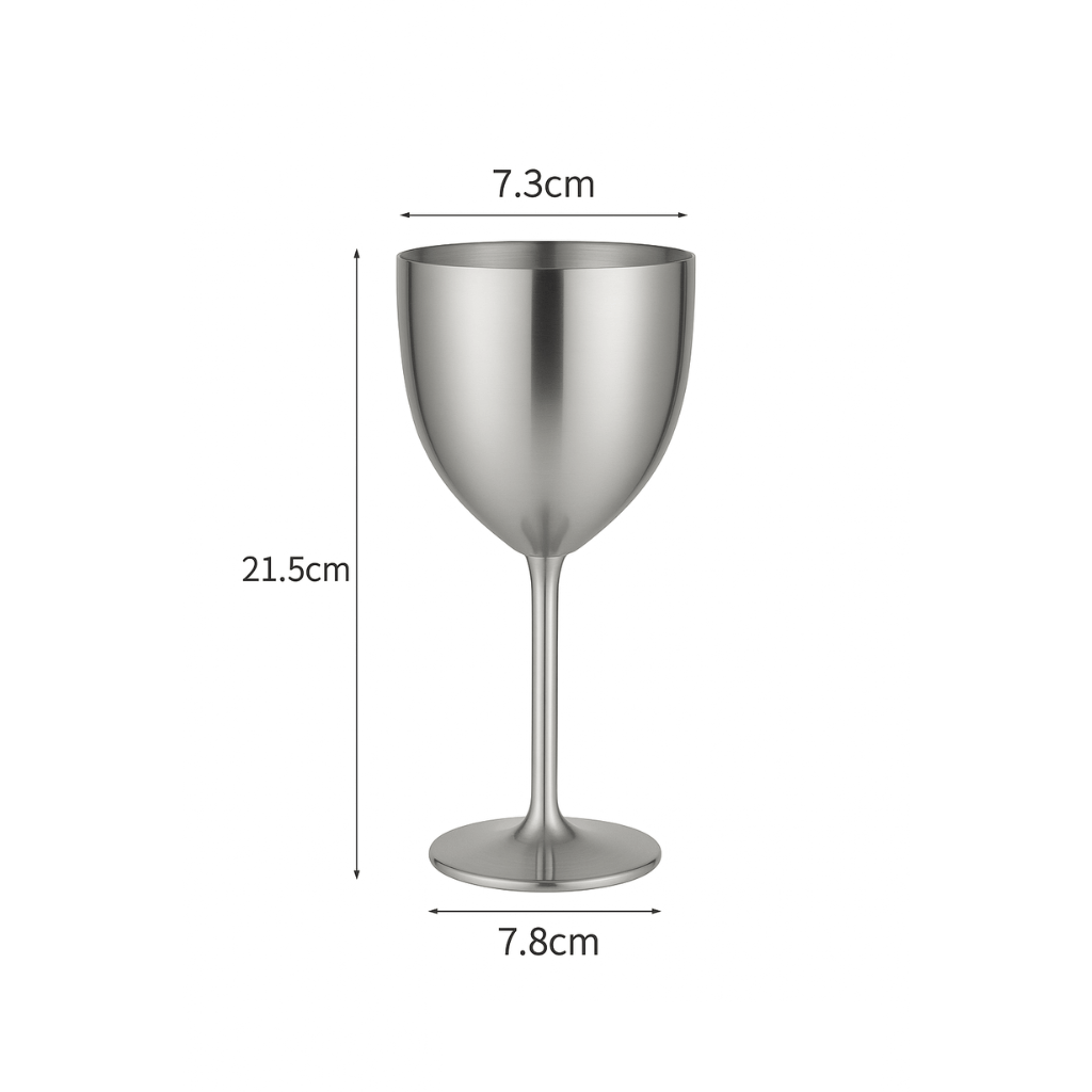 Stainless Steel Wine Glass