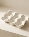 Ceramic Wavy Egg Tray