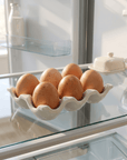 Ceramic Wavy Egg Tray