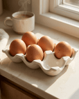 Ceramic Wavy Egg Tray
