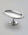 Elegant Dessert Pedestal Stand with beaded edge, Breakfast Bundle
