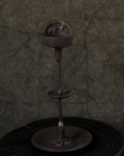Antique Aimu table candle holder with distressed details for a vintage look by LoveÉcru furniture.