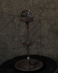 Antique Aimu table candle holder with distressed details for a vintage look by LoveÉcru furniture.