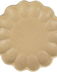 Rinka Collection 21cm porcelain plate with flower design, handcrafted by Kaneko Kohyo, Japan. Elegant tableware, microwave safe.