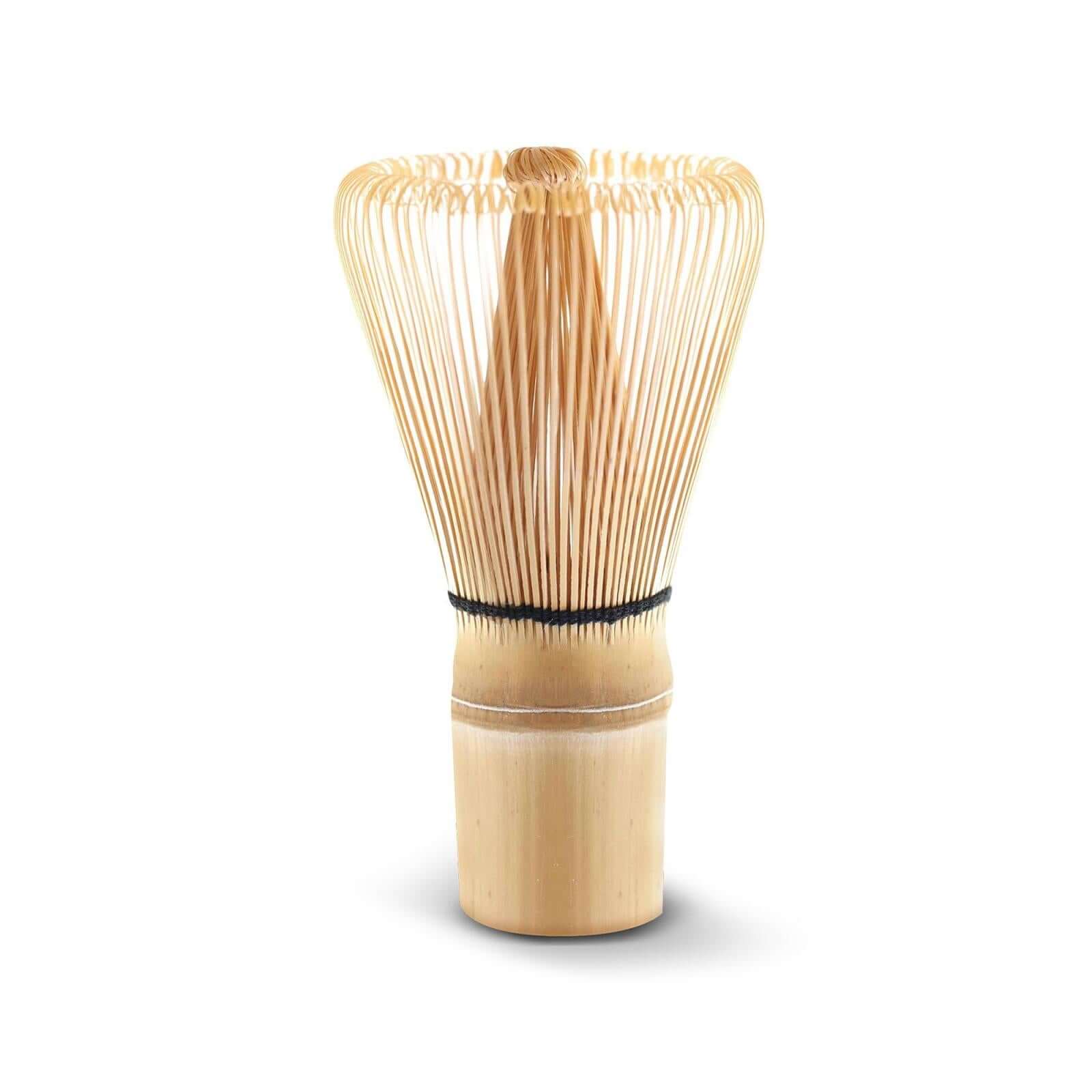 Green Tea Matcha Bamboo Whisk with 80 Tips for Authentic Japanese Tea Experience, Made in Japan, Handwash Recommended