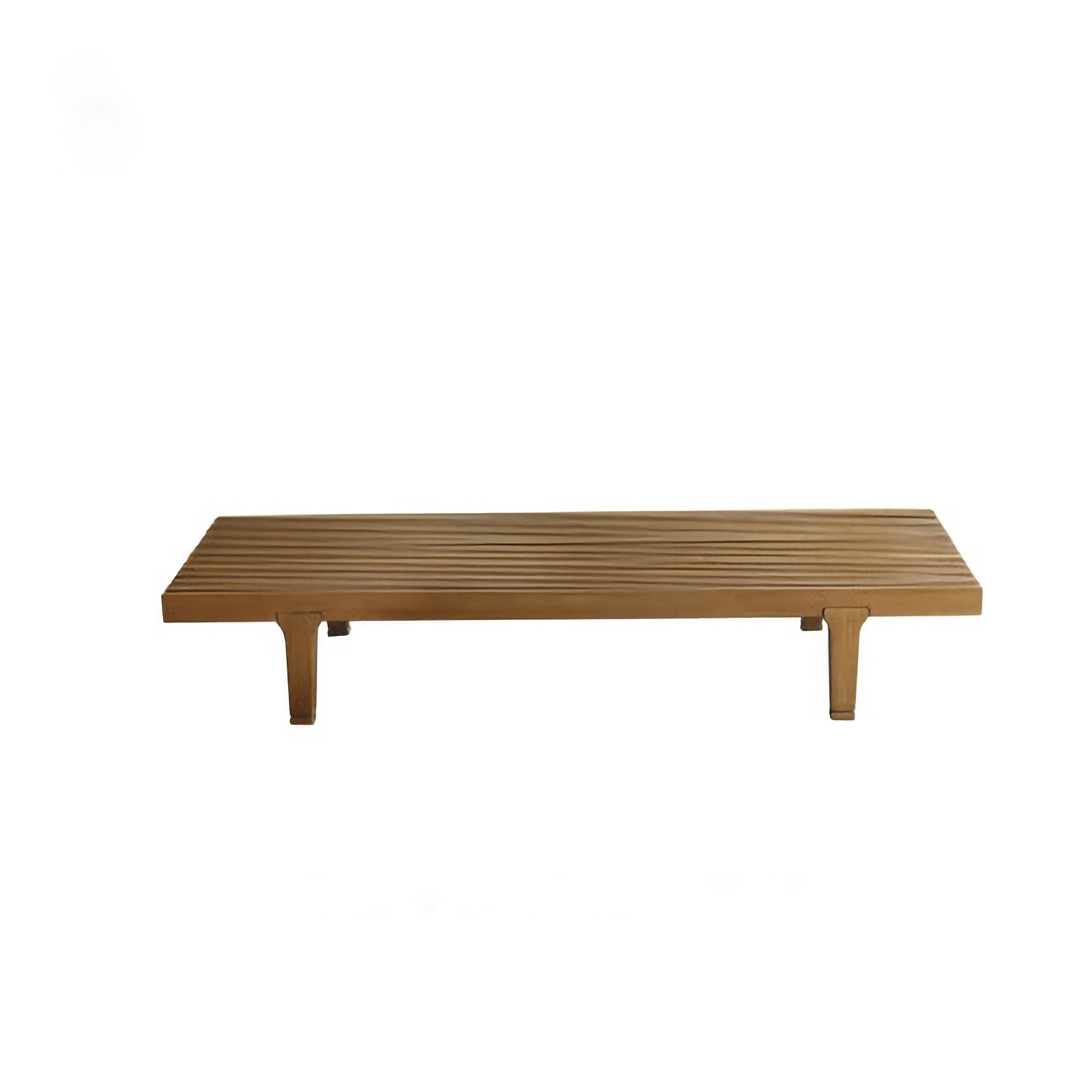 Elm wood fence coffee table with natural finish, stable and durable design, ideal for enhancing any room's ambiance.