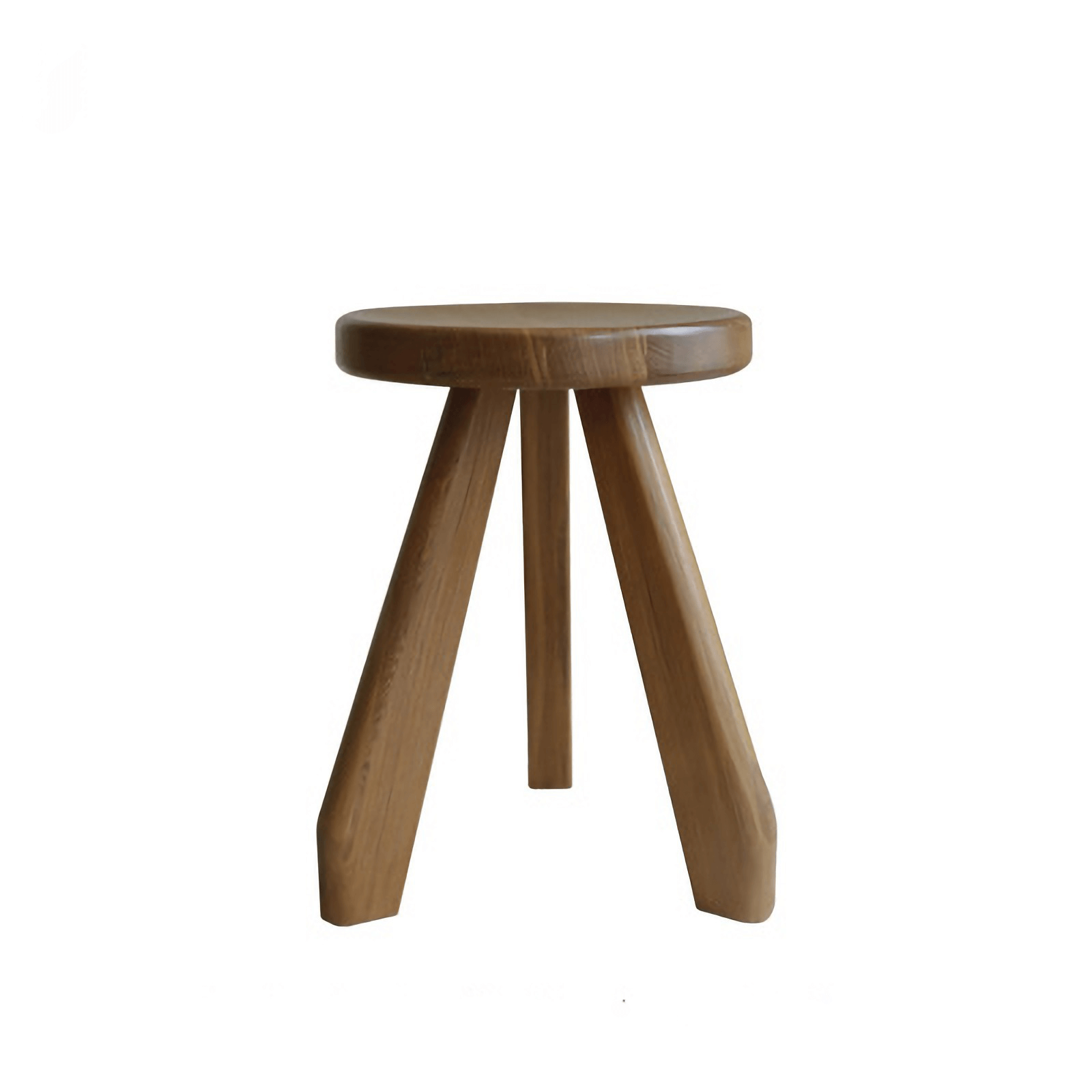 Meribel Stool crafted from imported teak wood, inspired by Alpine architecture, featuring manual polishing and charcoal burning finish.