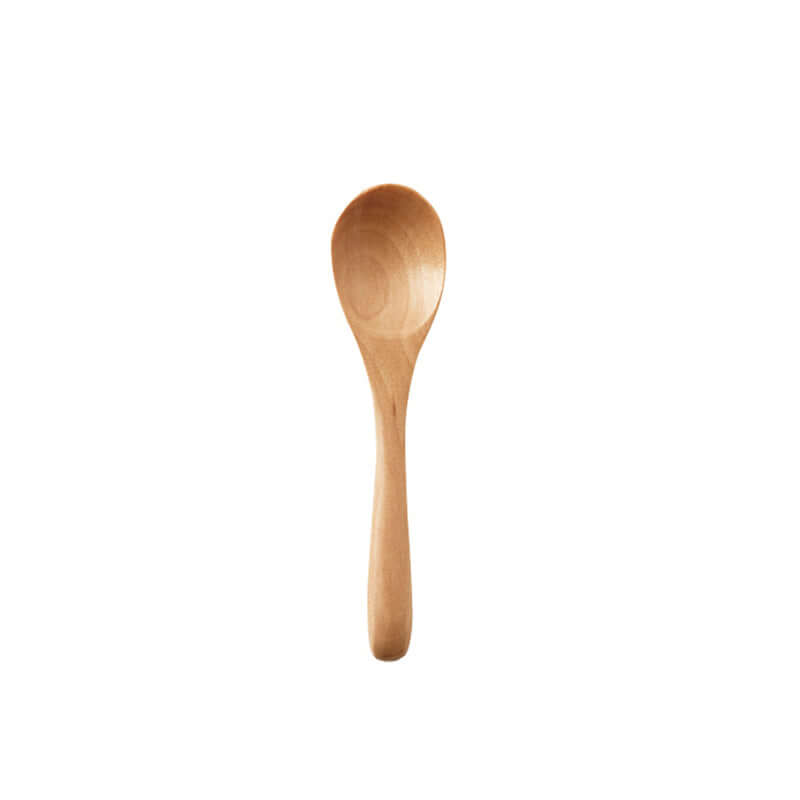 Wooden teaspoon 12.1cm, perfect for tea or coffee. Made from natural wood, dishwasher safe, ideal for children.