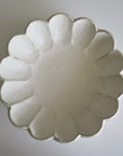 Elegant Rinka Bowl 21cm handcrafted porcelain with flower shape from Kaneko Kohyo's collection, enhancing any table setting.