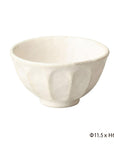 Rinka Small Soup Bowl 10.5cm, handmade in Japan, microwave and dishwasher safe, perfect with Rinka Plate. 99% satisfaction.