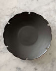 Elegant Yukiwa Plate by Yoshida Pottery with nature-inspired design, adding sophistication to any table setting.