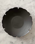 Elegant Yukiwa Plate by Yoshida Pottery with nature-inspired design, adding sophistication to any table setting.
