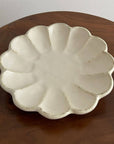 Elegant 15cm Rinka porcelain plate handcrafted in Japan with scalloped edges, perfect for enhancing your tableware collection.
