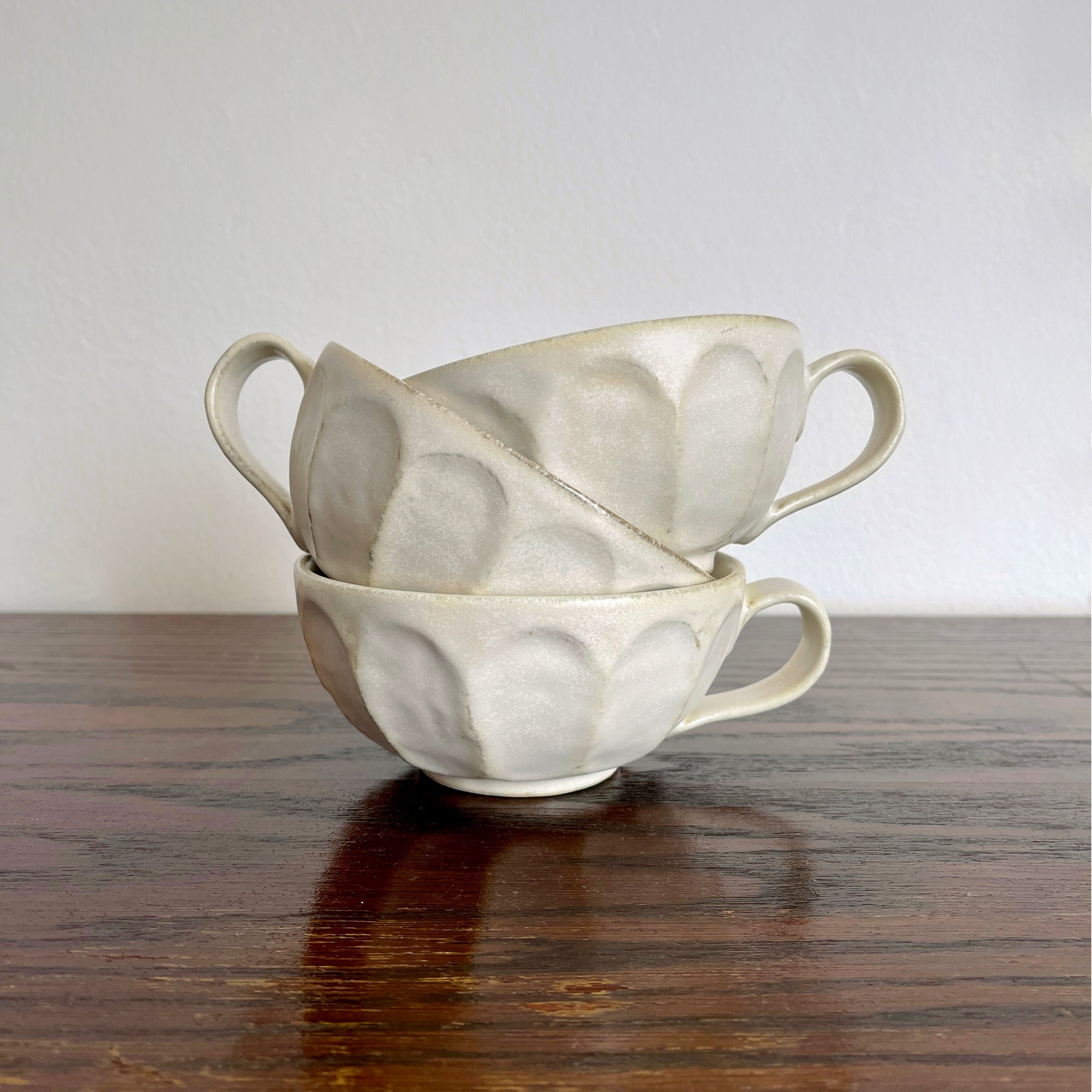 Rinka Soup Cup - Kaneko Kohyo Porcelain Cup LoveÉcru