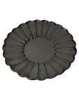 Elegant Rinka Plate by Yoshida Pottery features nature-inspired design, adding sophistication to any table setting.