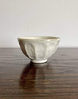Rinka Medium Soup Bowl 14.5cm in porcelain with flower shape, part of Kaneko Kohyo's Rinka Collection, Japan.