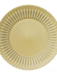 Elegant Storia Plate 24cm with lace-edge design in flecked lacquer finish, evokes nostalgia, made of porcelain, from Japan.