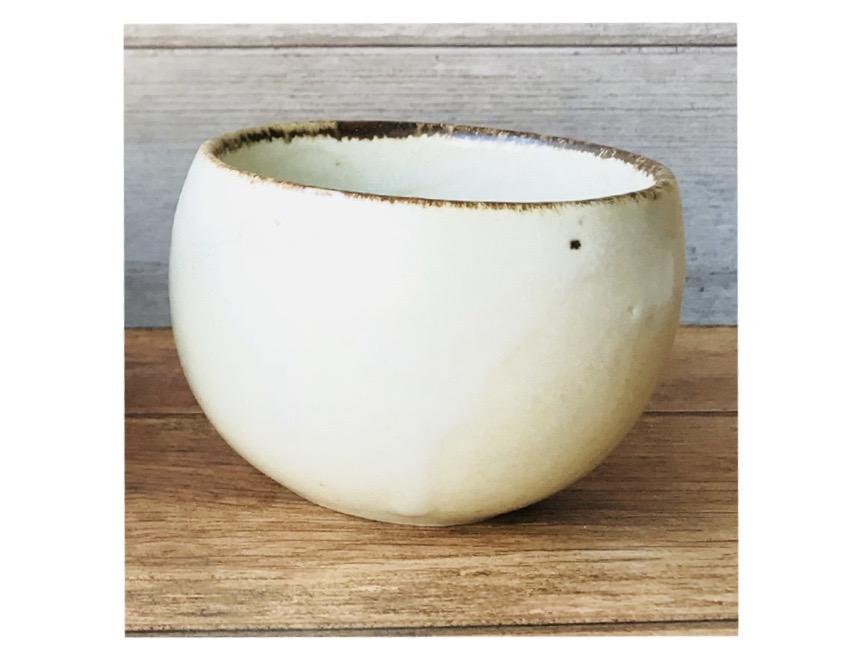 Elegant Rila Tea Cup with warm matte finish, crafted by Kaneko Kohyo for versatile use. Compact, stackable, 6.5cm diameter.