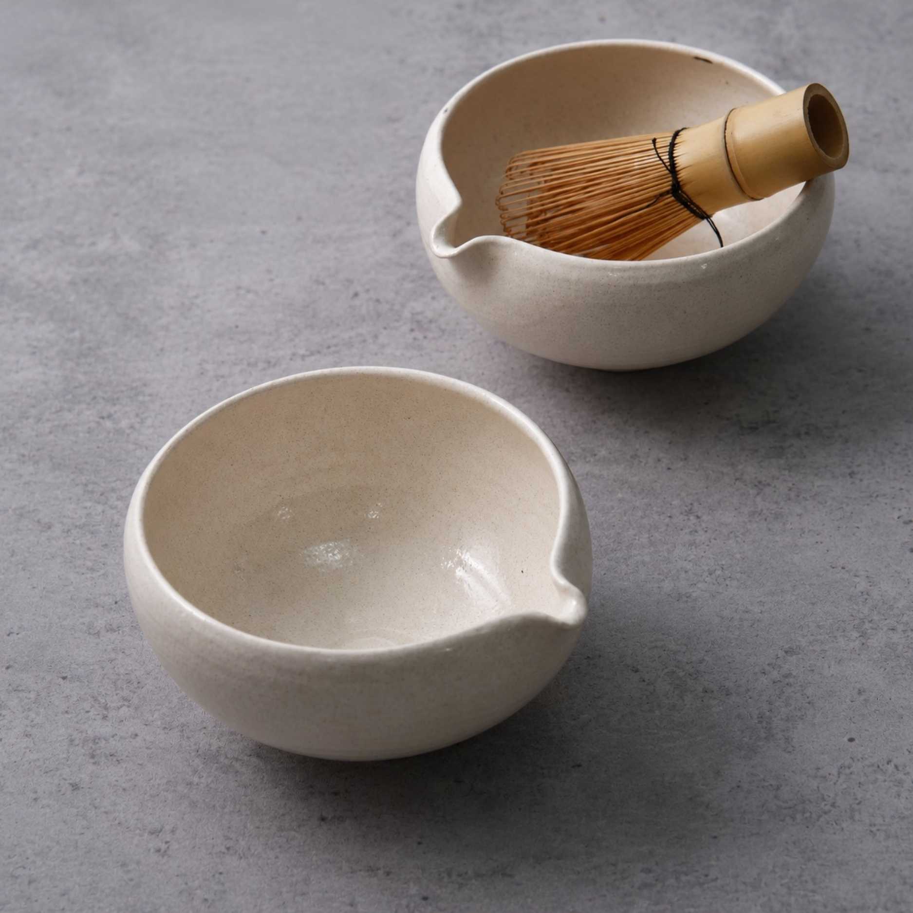 Wabi-Sabi Matcha Pouring Bowl