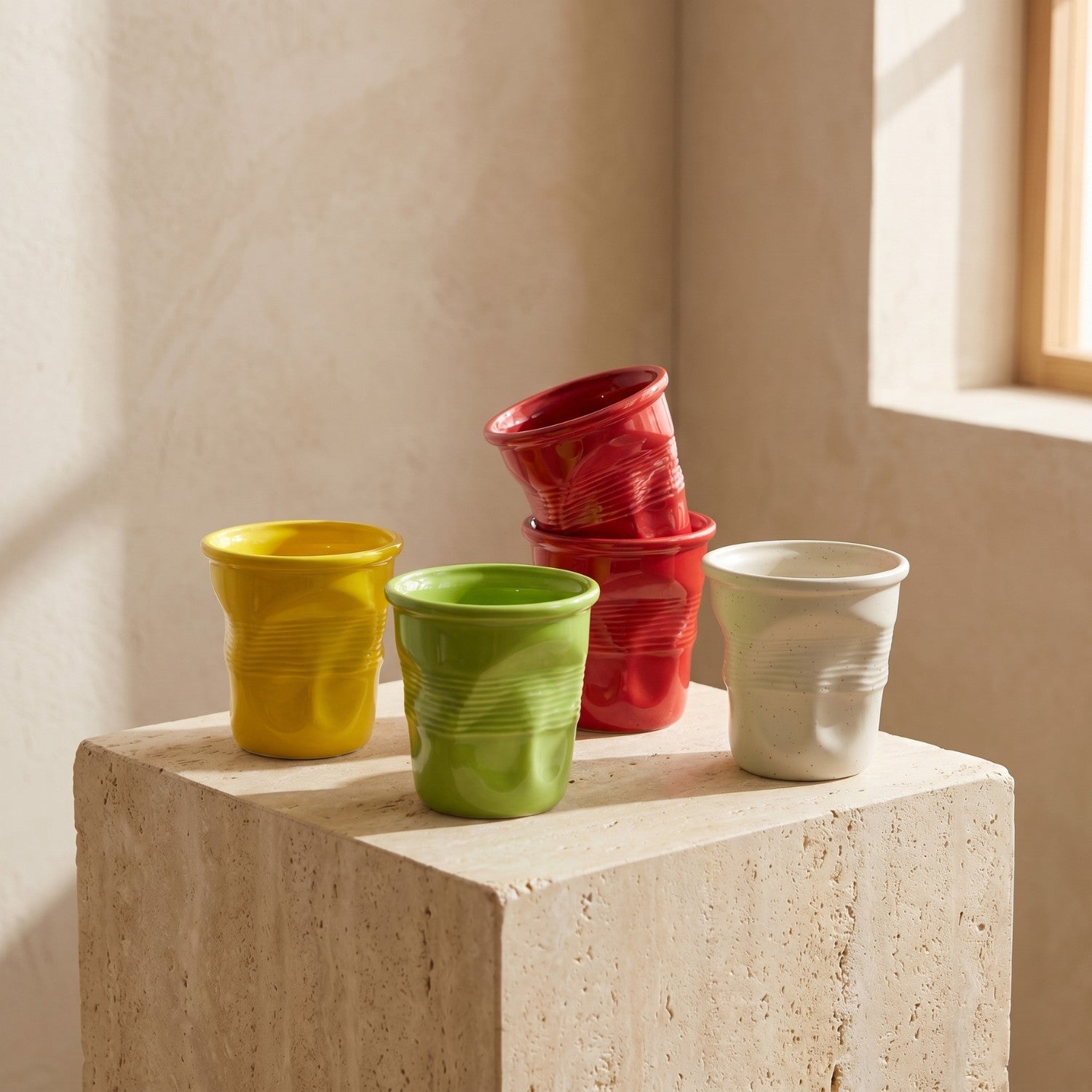 Taza de cerámica triturada de 370 ml/12 oz