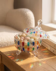 Tessera Hand-Painted Mosaic Candy Jar