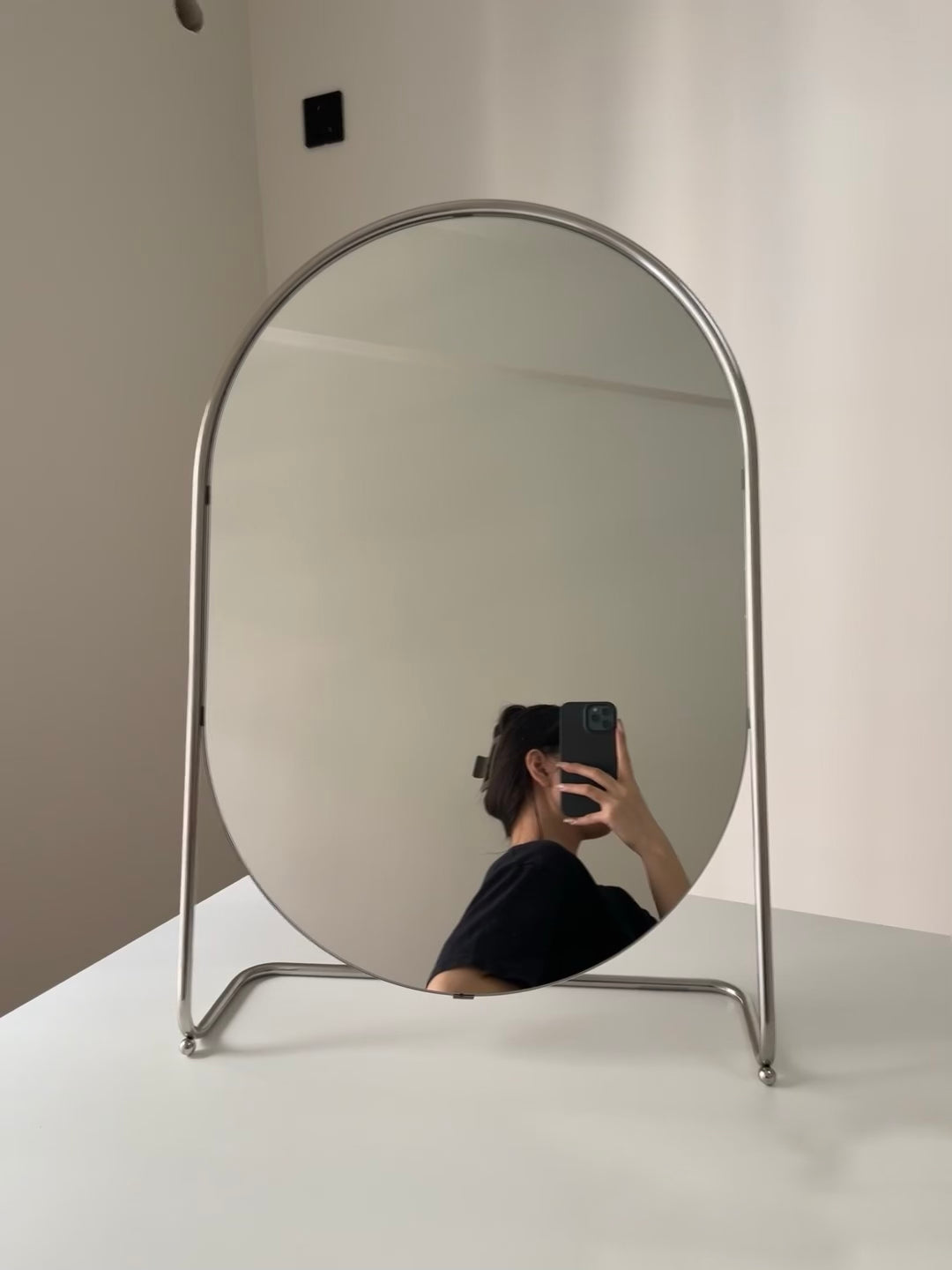Minimalism Steel Vanity Mirror