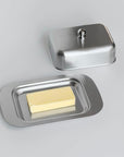 Stainless Steel Butter Dish with Lid