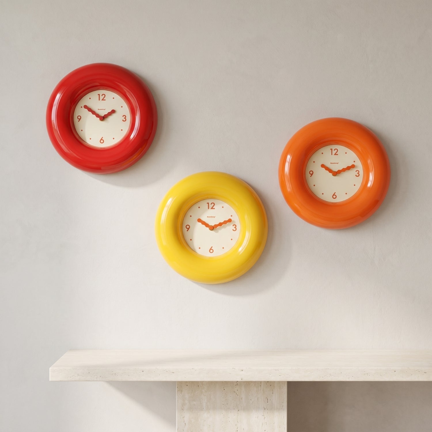 Orologio Bagel – Orologio da parete retrò lucido