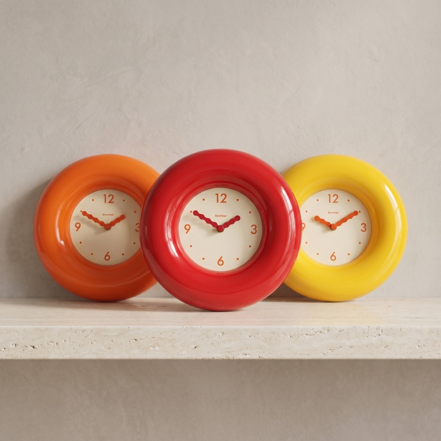 Orologio Bagel – Orologio da parete retrò lucido