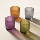 Lustre in Amethyst, Amber, Olive and Smoke