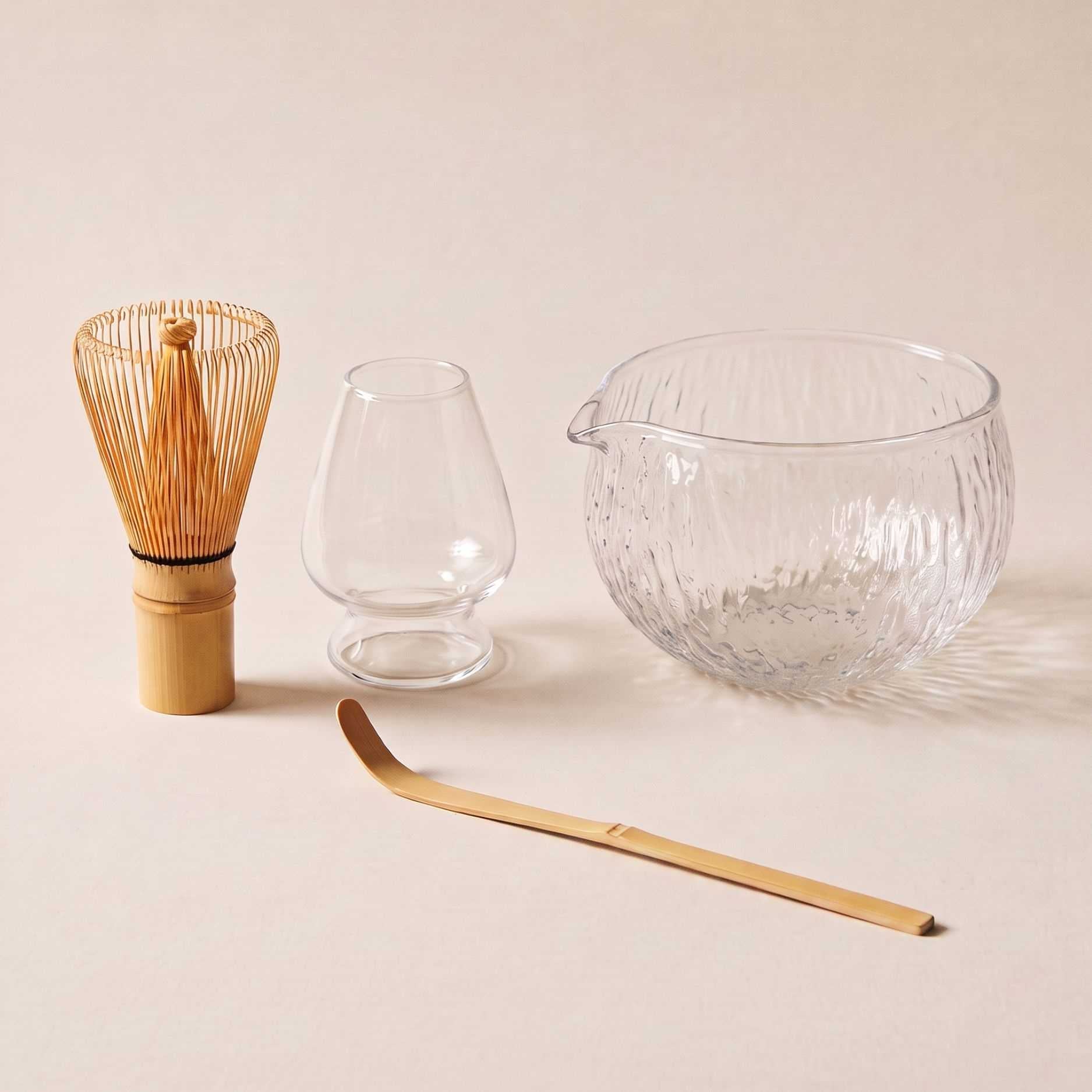 Matcha-Zeremonie-Set aus Glas