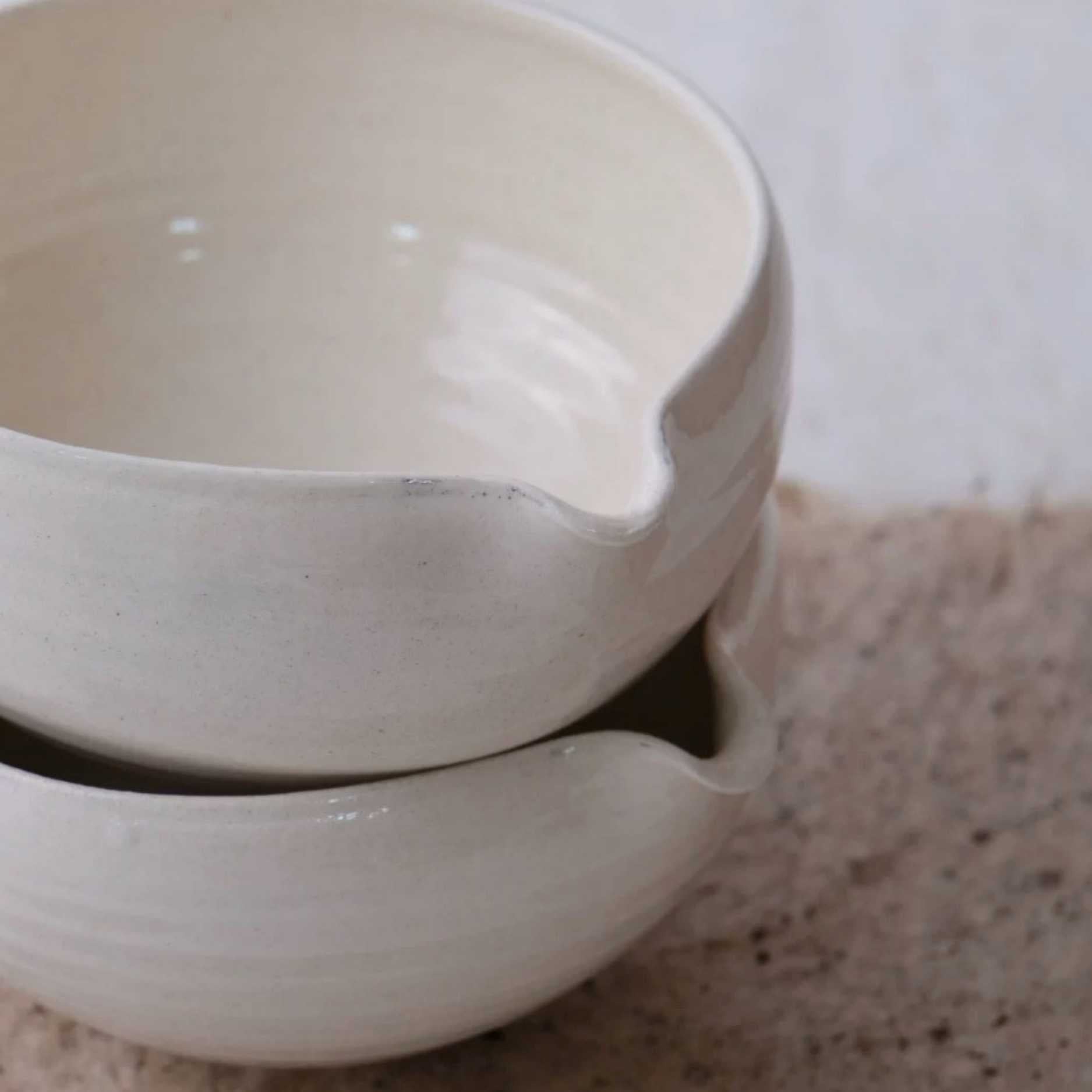 Wabi-Sabi Matcha Pouring Bowl